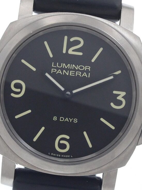 PANERAI Luminor base PAM00562 8 days Dark brown Dial Hand Winding Men\'s_962049 main image 6